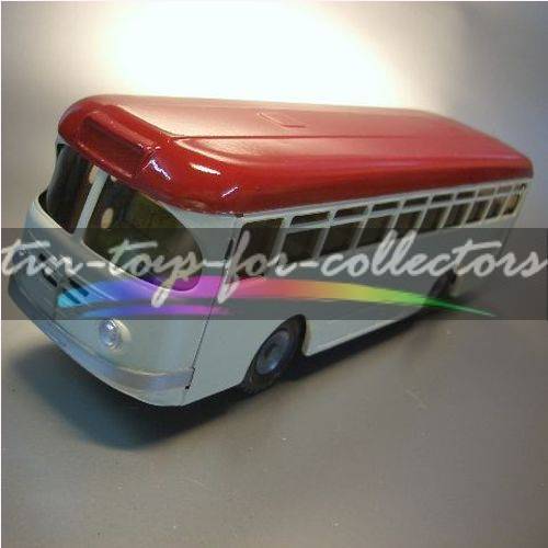 Bus büssing 1959 - -, rot-silber