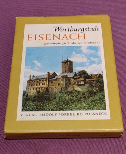 Ddr quartett wartburgstadt - quartett, -wartburgstadt