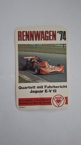 Auto quartett rennwagen mit - 74,