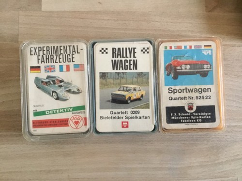 Auto quartett 70er - auto,